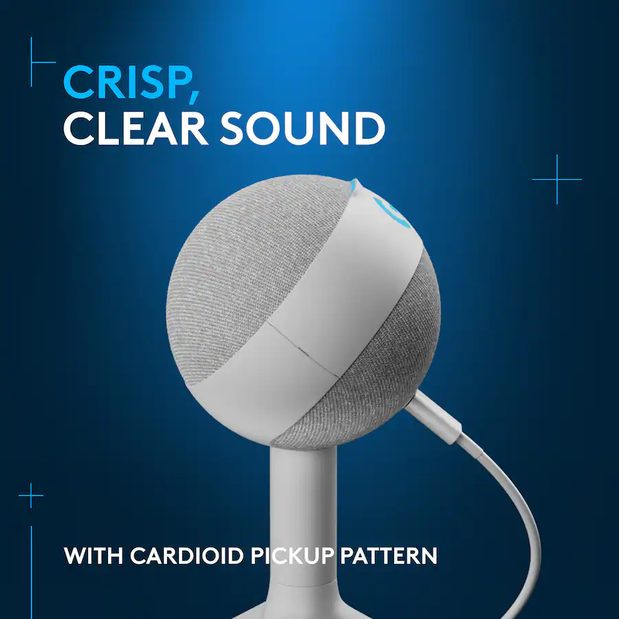Cardiod Pattern Yeti Logitech Yeti Orb Wired Cardioid Condenser Gaming Microphone with ...