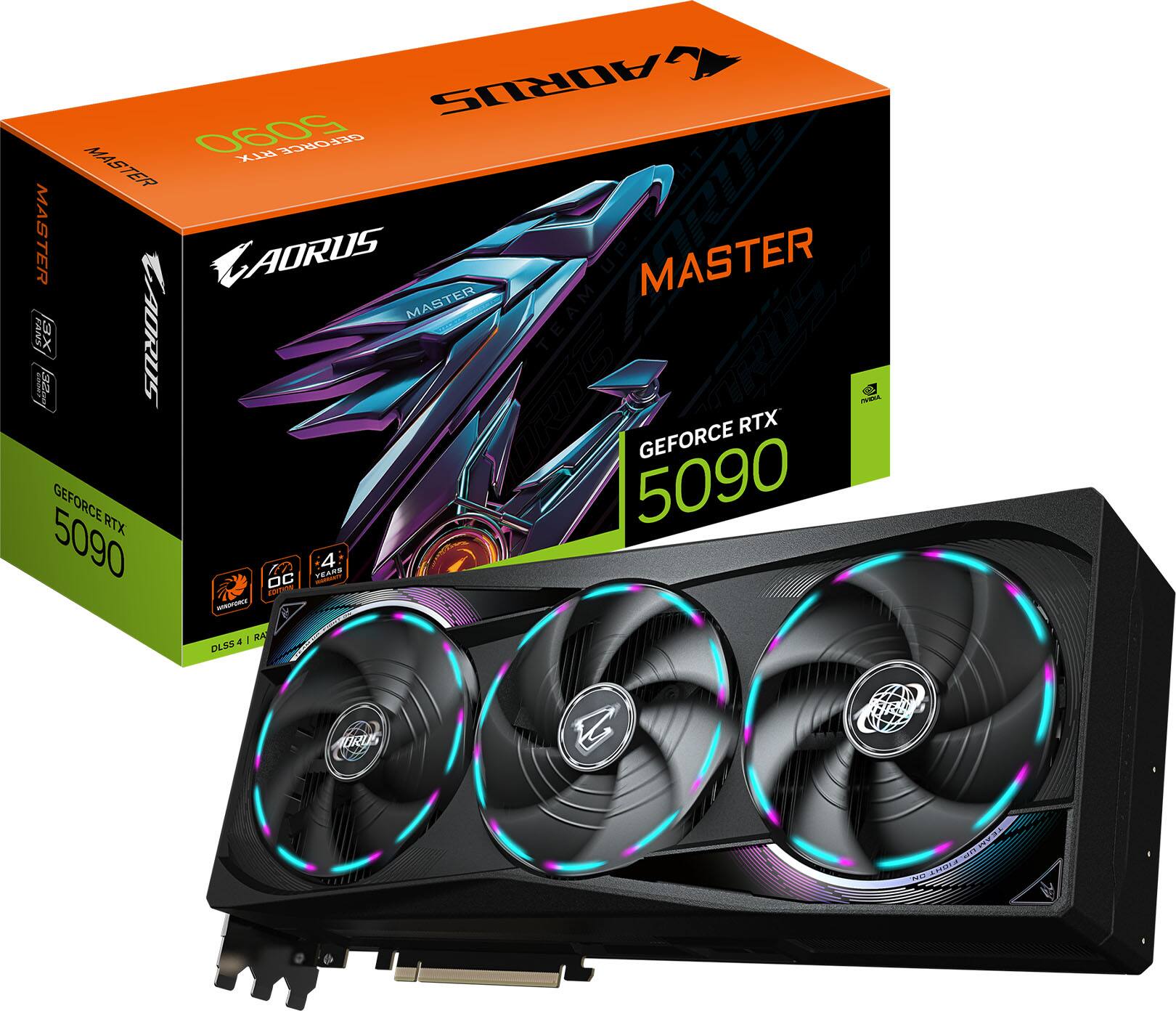 AORUS 5090 GEFORCE RTX MASTER BOX.