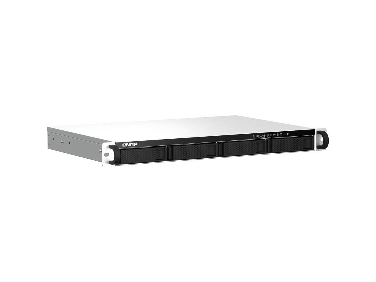 Alt View 3. QNAP - QNAP TS-464EU-8G NAS, Intel Celeron N5095, 8GB RAM, 4x HDD/SSD Bays.