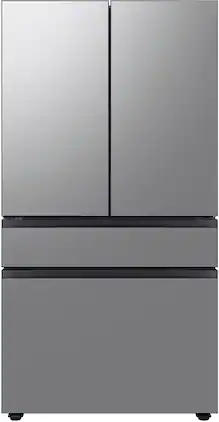 Samsung - Bespoke 29 cu. ft. 4-Door French Door Refrigerator with Inner Beverage Center - Stainless Steel