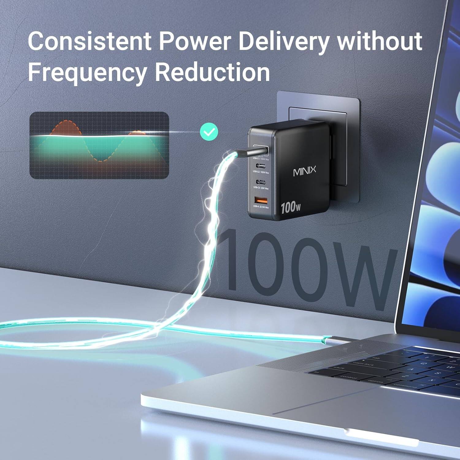 Consistent Power Delivery without Frequency Reduction  
MINIX 100W  
100W