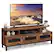 Front. Costway - Costway TV Stand for TVs up to 75" Entertainment Center with 3 Storage Drawers Open Shelves - Rustic Brown.
