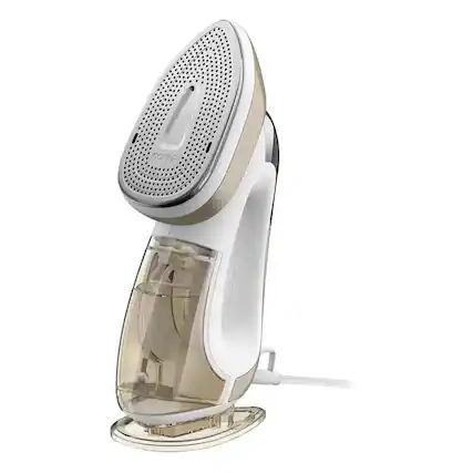 Front. Conair - Conair ExtremeSteam 2-in-1 Turbo Handheld Steamer and Iron - White.