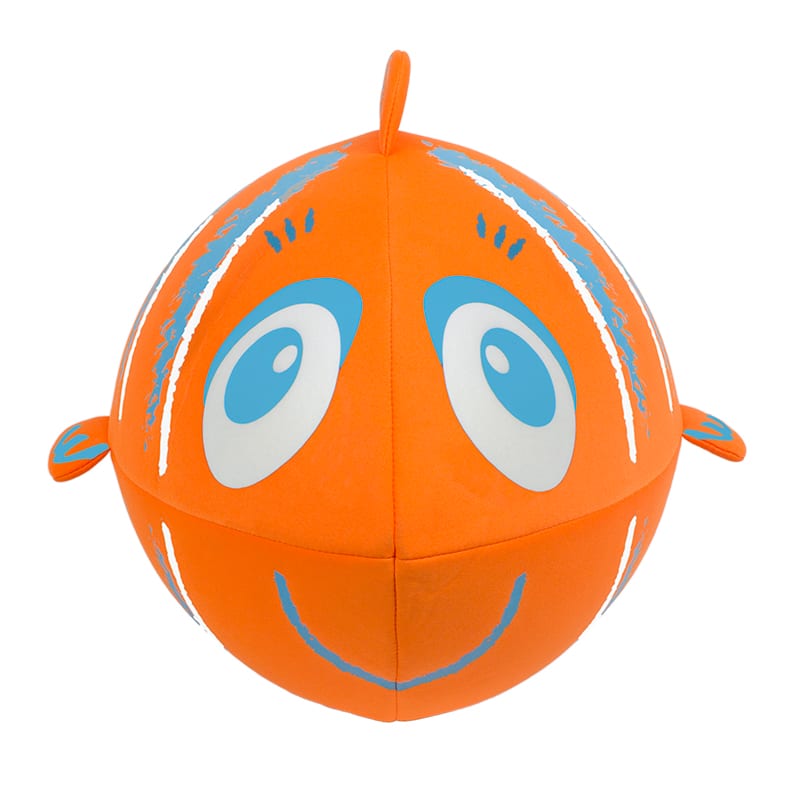 Pool Central - Inflatable Fish Beach Ball - 27" - and Blue - Orange