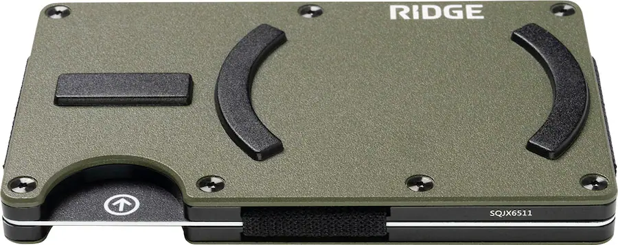 The Ridge Wallet MAGSAFE WALLET Matte Olive AUWAI249501/A0974 - Best Buy