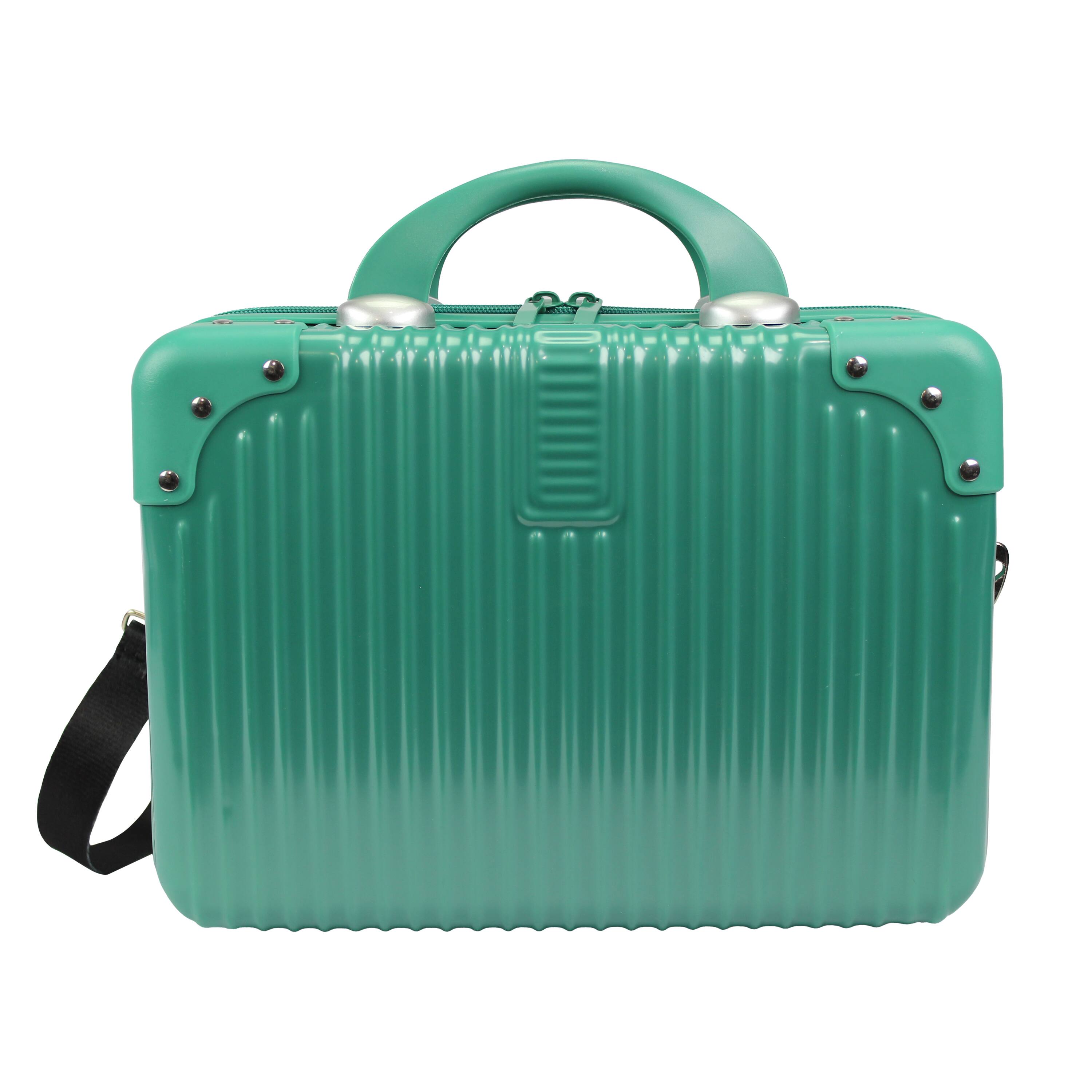 Alt View 6. World Traveler - World Traveler 20-Inch Hardside Expandable Carry-On Spinner Luggage – Includes Bonus Travel Bag – Green - Green.