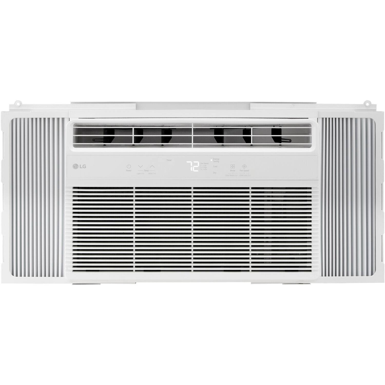 Alt View 7. LG - 6,000 BTU Window Air Conditioner with Remote, 115V - White.