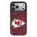 Front. Keyscaper - Kansas City Chiefs Paisley iPhone Magnetic Bump Case - 16 Pro Max - Black.