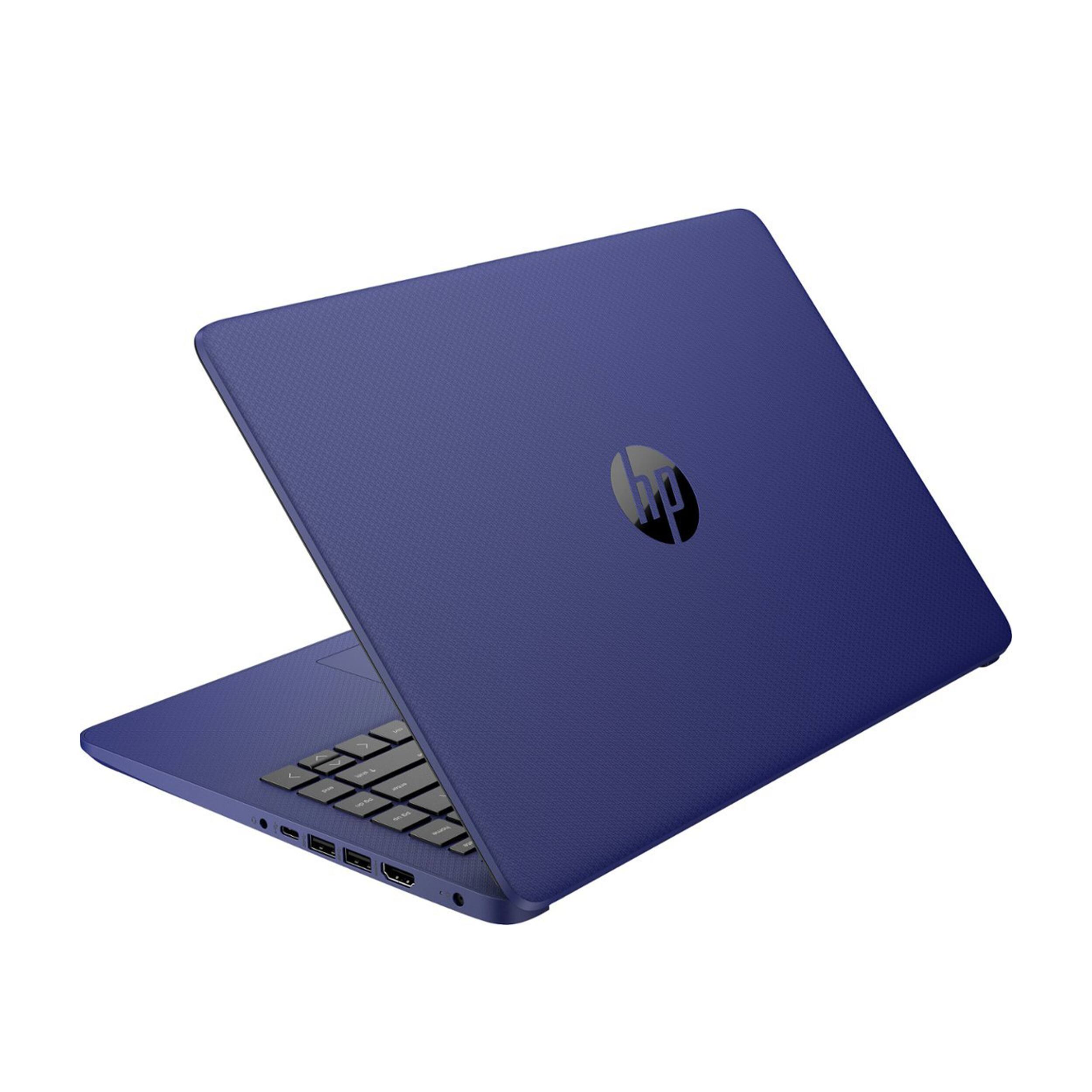 Alt View 3. HP - HP Stream 14" HD Business Laptop,Intel Celeron N4120,8GB RAM,64GB eMMC,1 Year Office 365,Win 11,Blue - Blue.