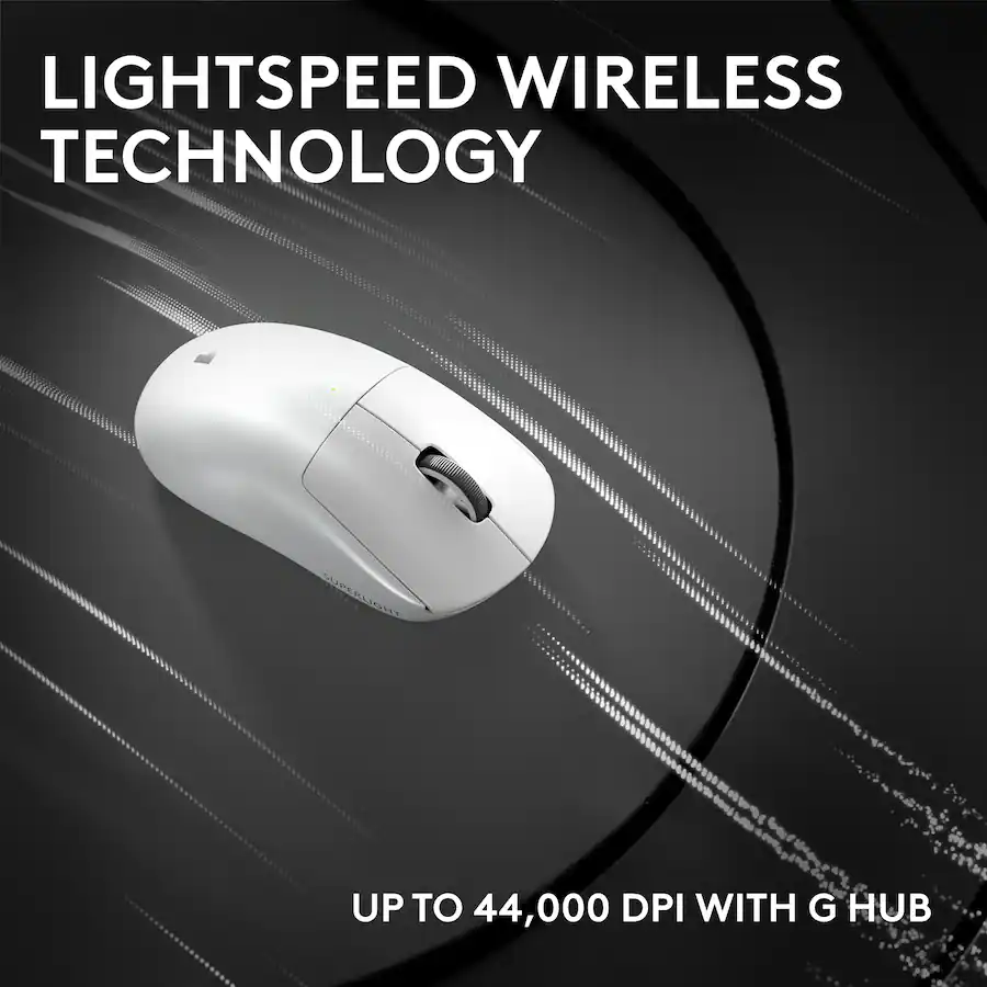 Logitech PRO X SUPERLIGHT 2c LIGHTSPEED Lightweight Compact Wireless ...