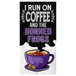 Fan Creations - TCU Horned Frogs 6" x 12" Coffee Wall Art - Multicolor