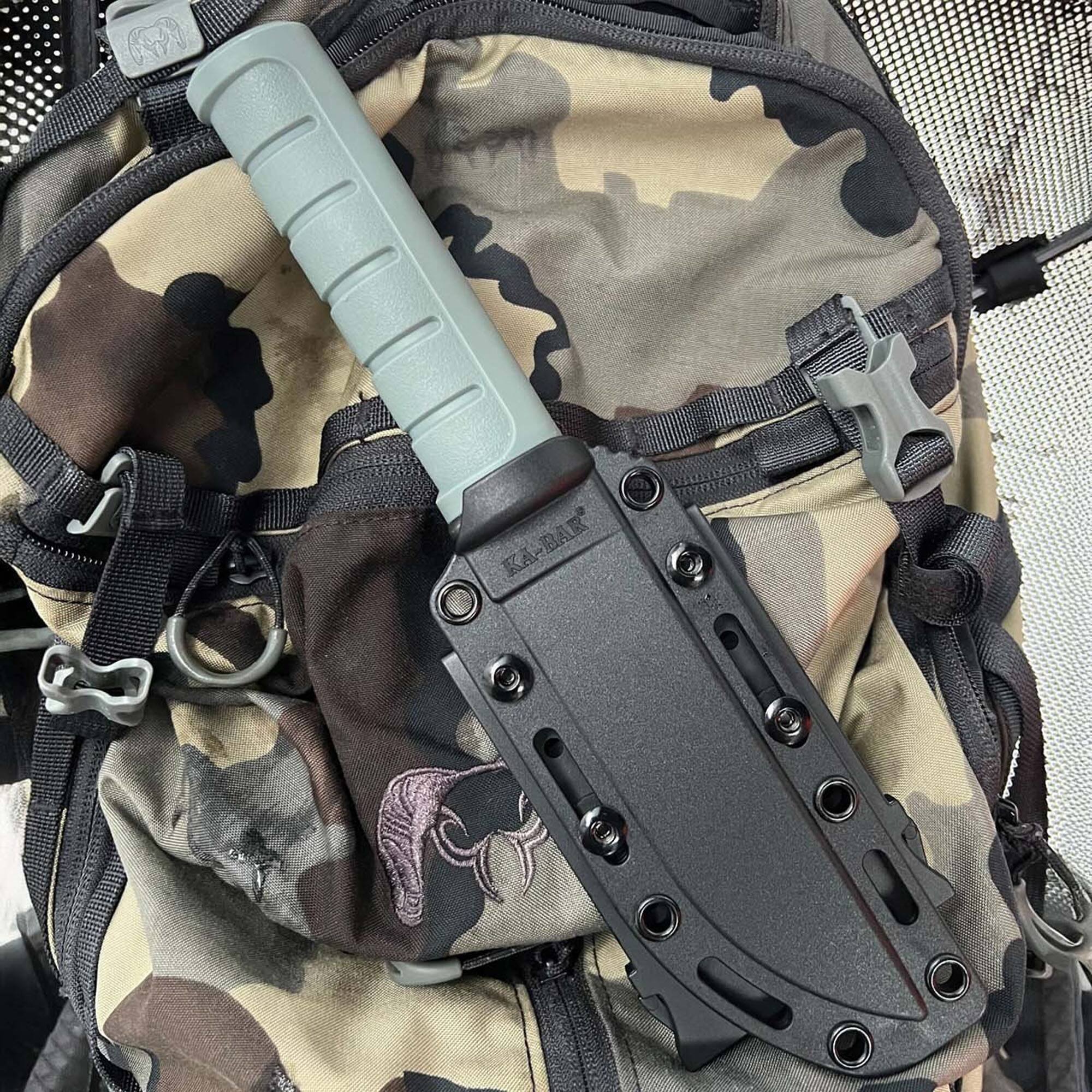 Alt View 3. KA-BAR - KA-BAR Dust II, 5.25" D2 steel blade, ergonomic handle.