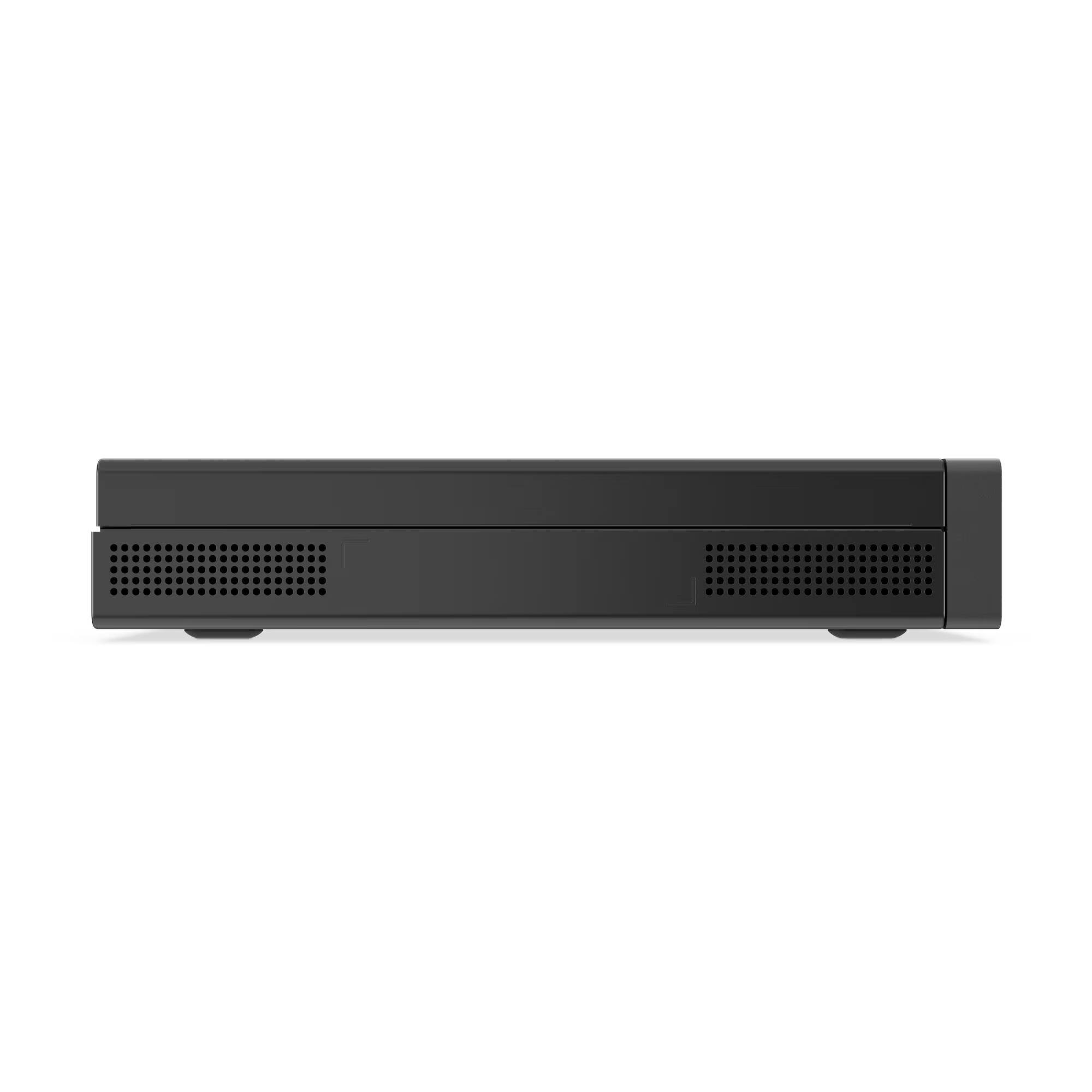 Alt View 3. Lenovo - Lenovo Thinkcentre Neo 50Q G5 Tiny PC Intel i3-1315U 8GB RAM 256GB SSD W11P - Black.