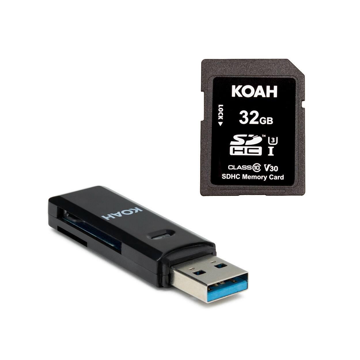 LOCK 32GB TM SD 3.0 SDHC I CLASS 10 V30 SDHC Memory Card KOAH