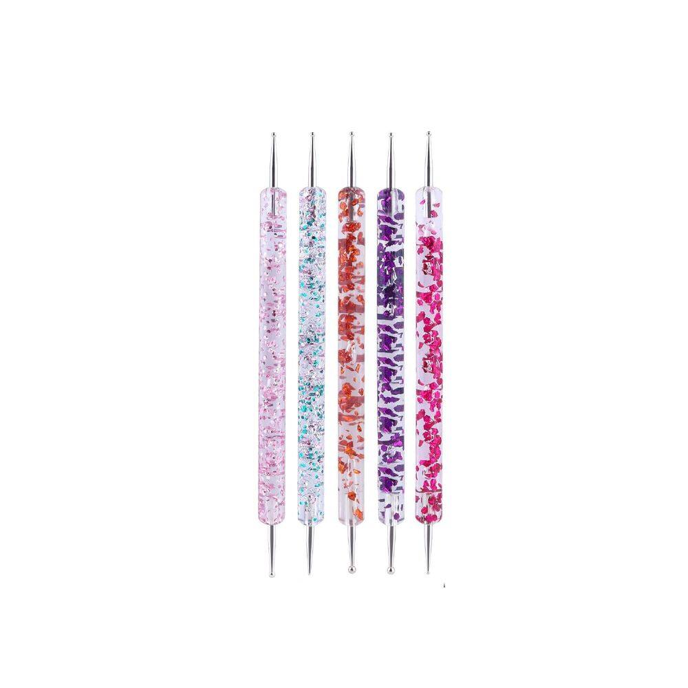 Alt View 3. Beauty Hub Ecommerce - 31 Pieces Nail Art Brushes - Multicolor.