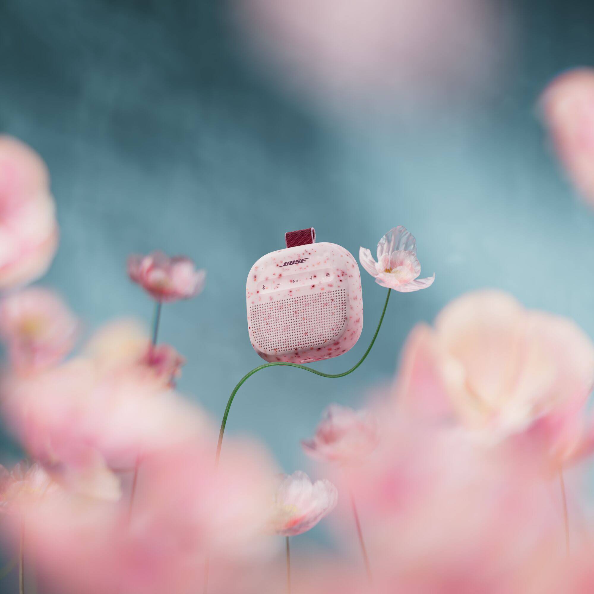 Alt View 1. Bose - SoundLink Micro Portable Bluetooth Speaker (2nd Gen) - Petal Pink.