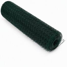 RYHNUYNE - 60M Large Galvanized Hexagonal Green Chicken Wire – Rust-Resistant Poultry Netting for Garden Fencing Animal Enclosures