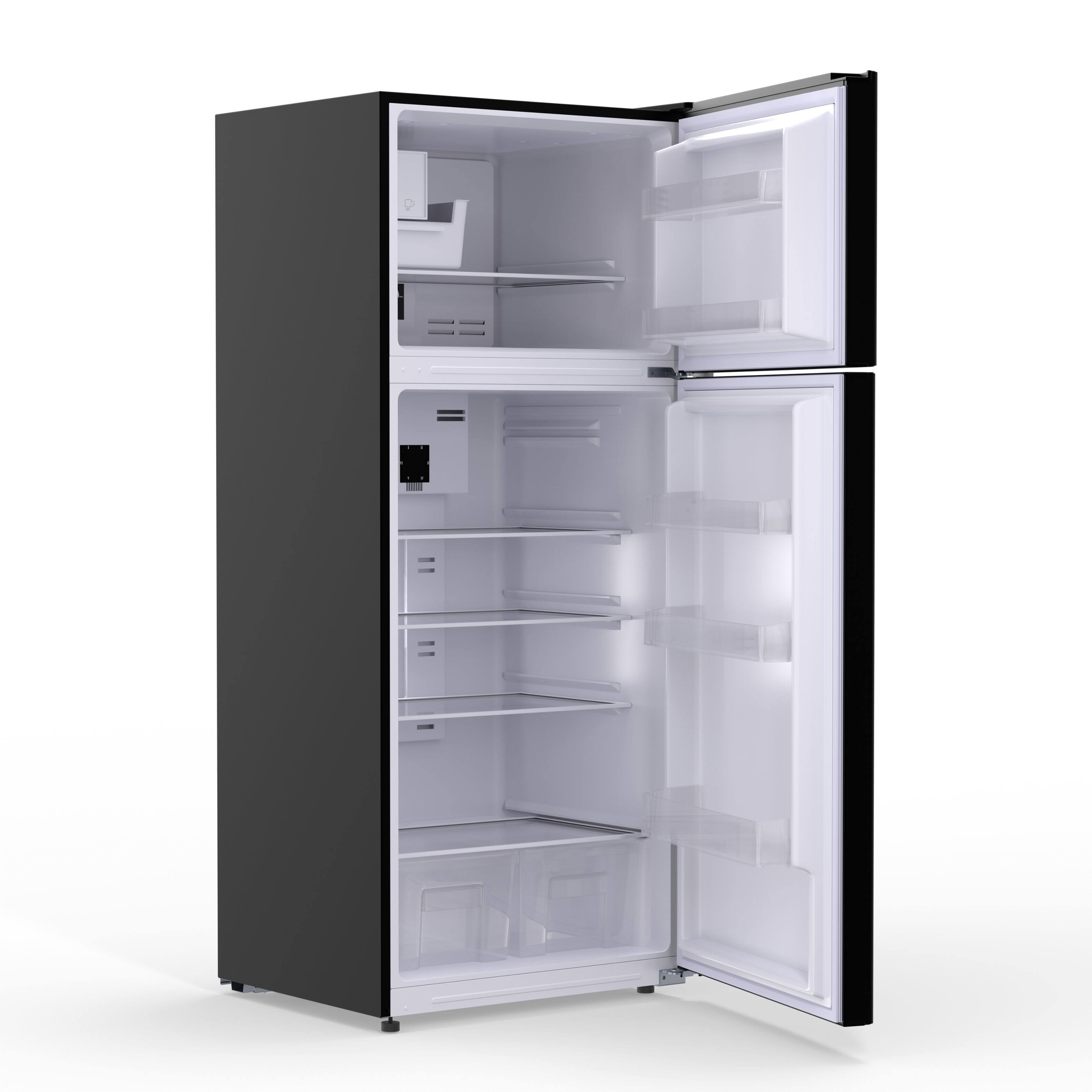 Alt View 1. Conserv - Conserv 30 inch Retro 18 cu. ft. Top Freezer Apartment Refrigerator with Ice Maker  110V Counter Depth - Black.