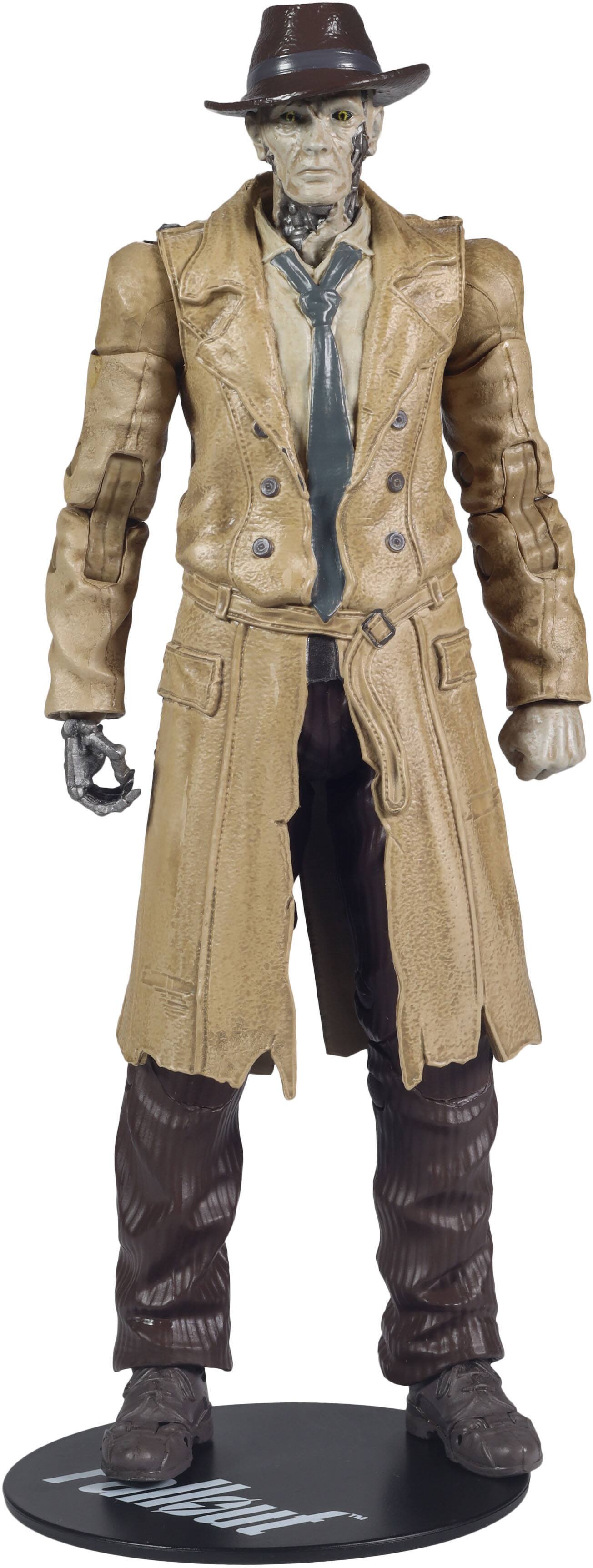 Alt View 2. McFarlane Toys - Fallout Nick Valentine 7.1" Action Figure - McFarlane Gaming Edition.