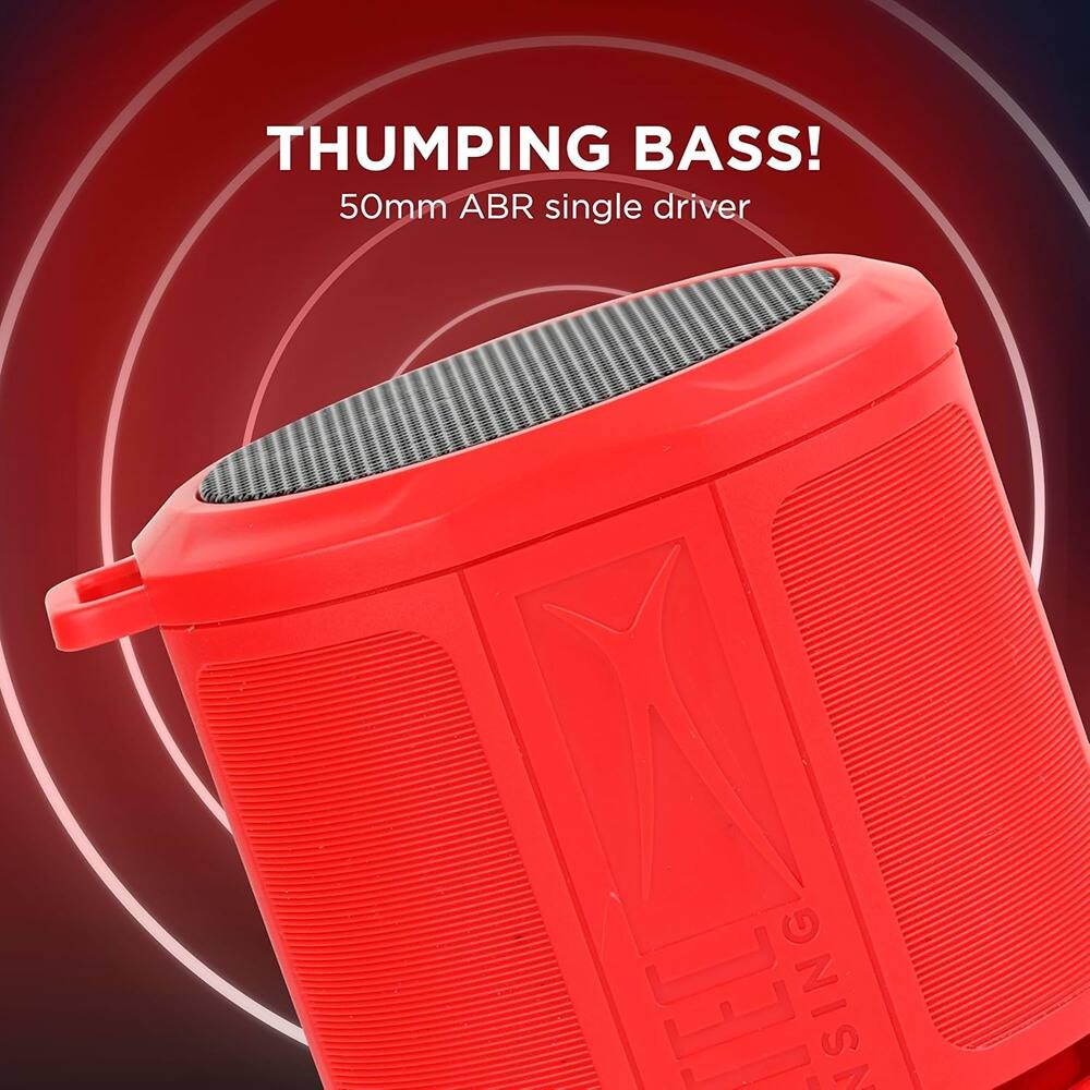 THUMPING BASS!  
50mm ABR single driver