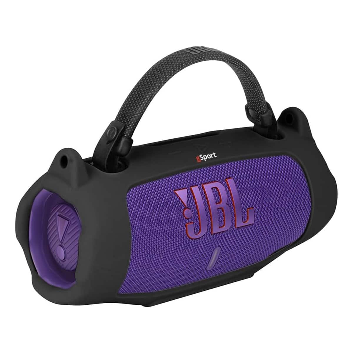 JBL - Charge 6 Waterproof Portable Speaker Bundle with gSport Silicone Sleeve - Purple