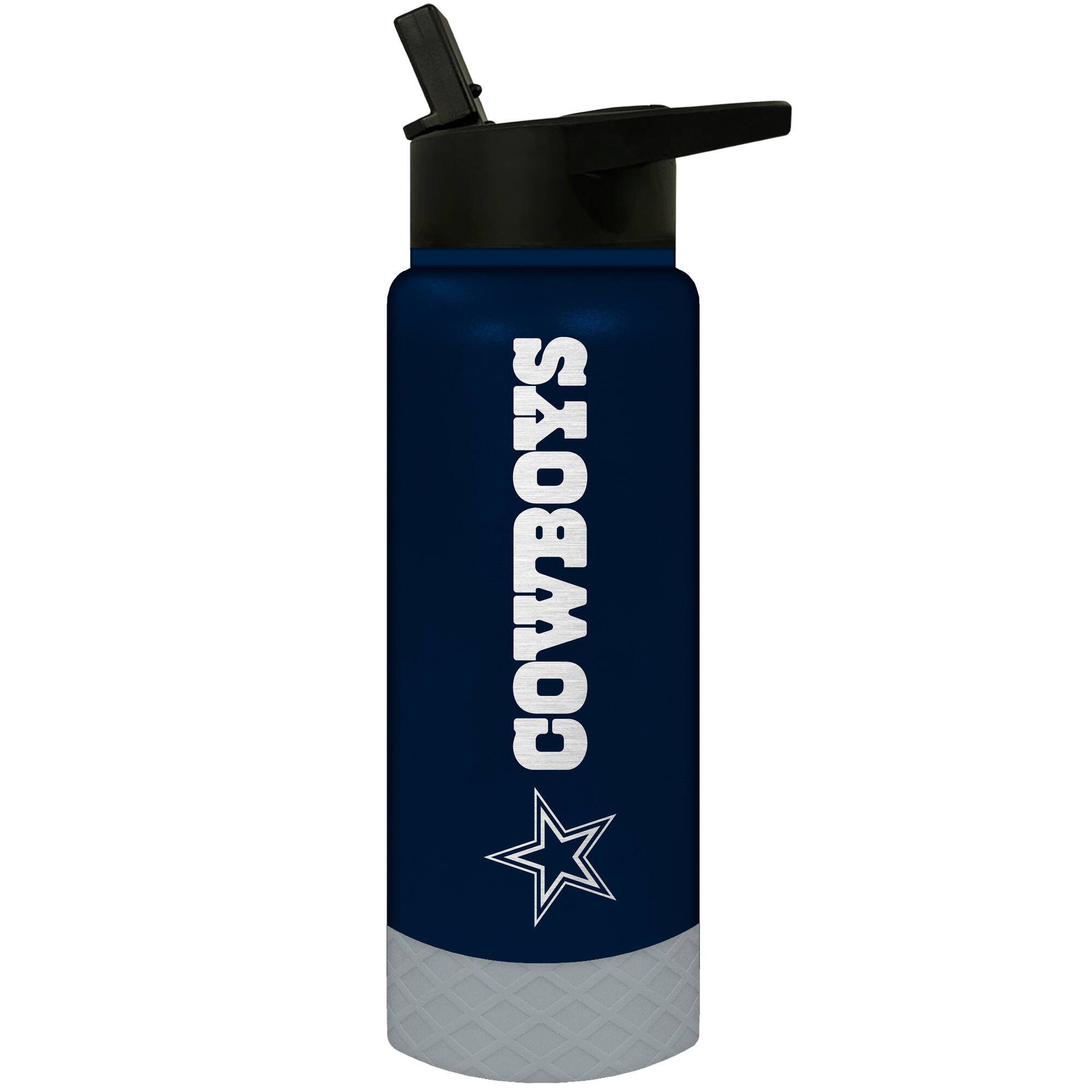 Front. Great American Products - Dallas Cowboys 24oz. Thirst Hydration Water Bottle - Multicolor.