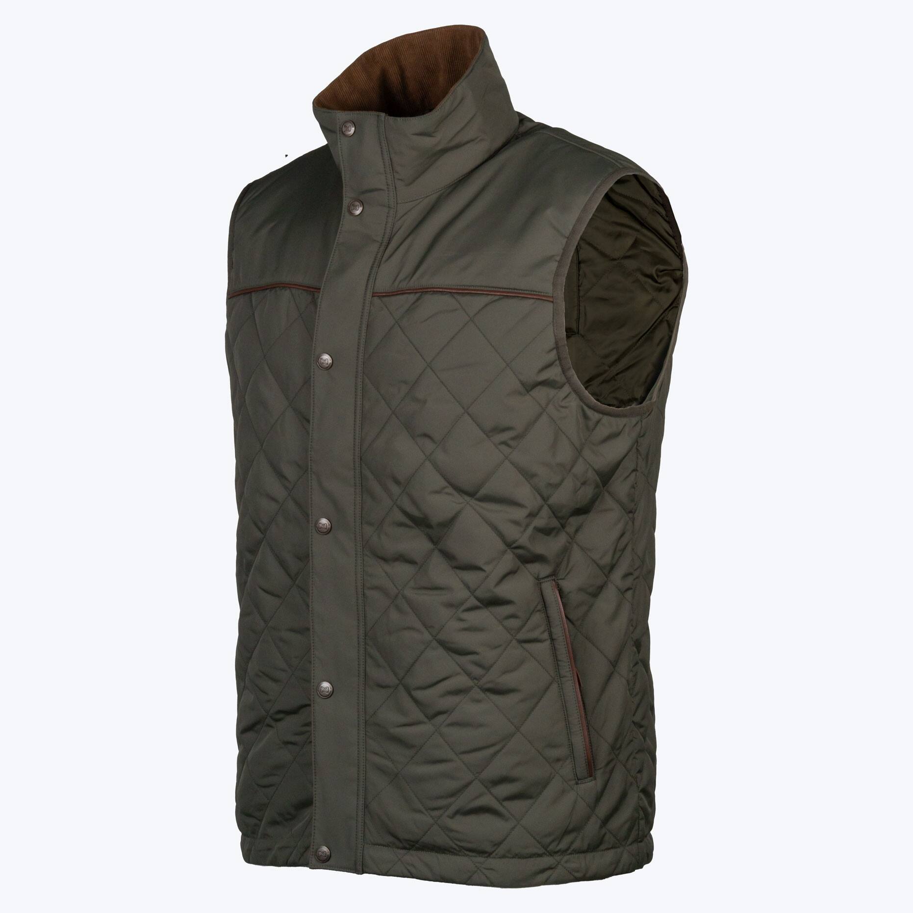 Alt View 4. Mobile Warming - App Controlled Men's Duke Heated Vest - Forest Green.