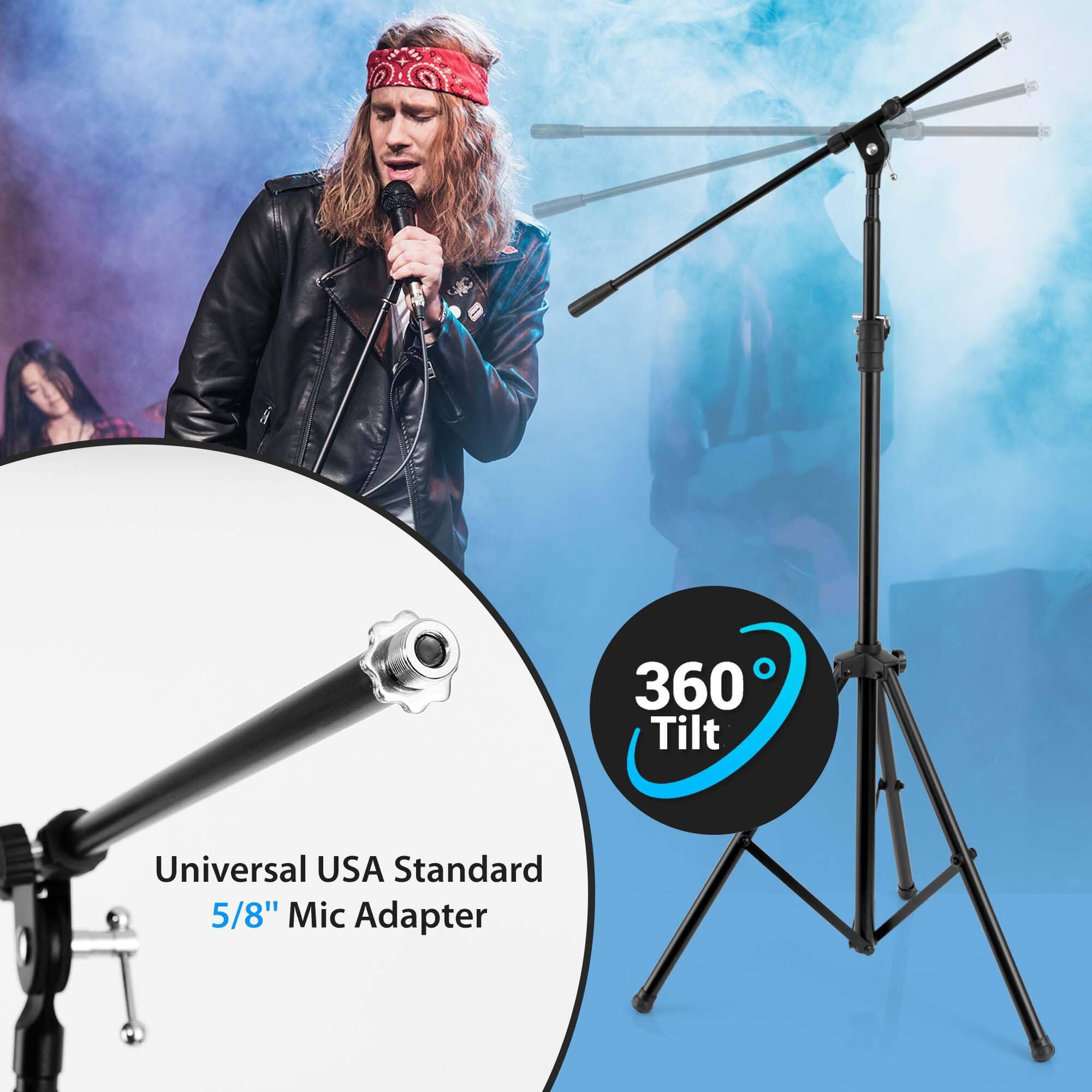 360° Tilt Universal USA Standard 5/8" Mic Adapter