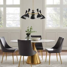 Declare 5-Light 6" Arm Pendant by Modway - Black