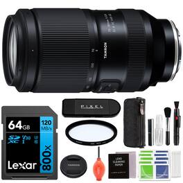 Tamron - 70-180mm F/2.8 Di III VC VXD G2 for Sony E-Mount with Advanced Accessories & Travel Bundle | AFA065S-700 - Black
