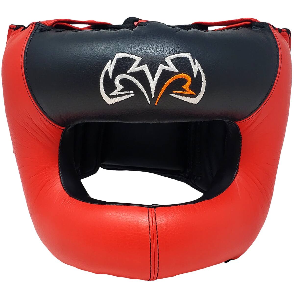 Alt View 1. RIVAL - RIVAL Boxing RHGFS3 Guerrero Face-Saver Headgear - S/M - Red/Black - Red/Black.