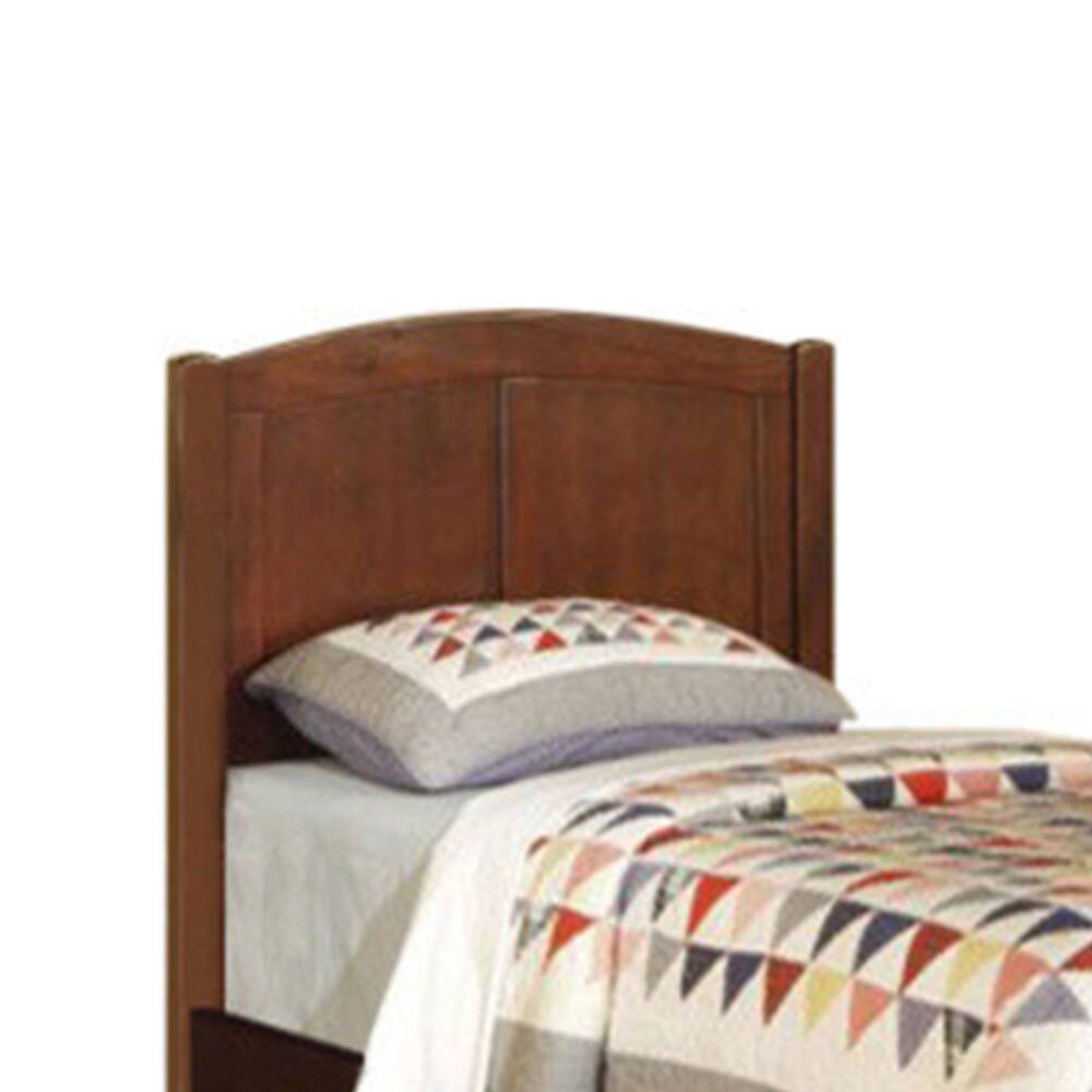 Alt View 1. Manhattan Lane - Wooden Twin Size Bed With Headboard And Footboard - Brown.