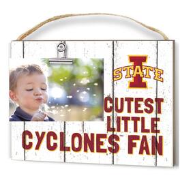 Jardine - Iowa State Cyclones 8'' x 10'' Cutest Little Weathered Logo Clip Photo Frame - White