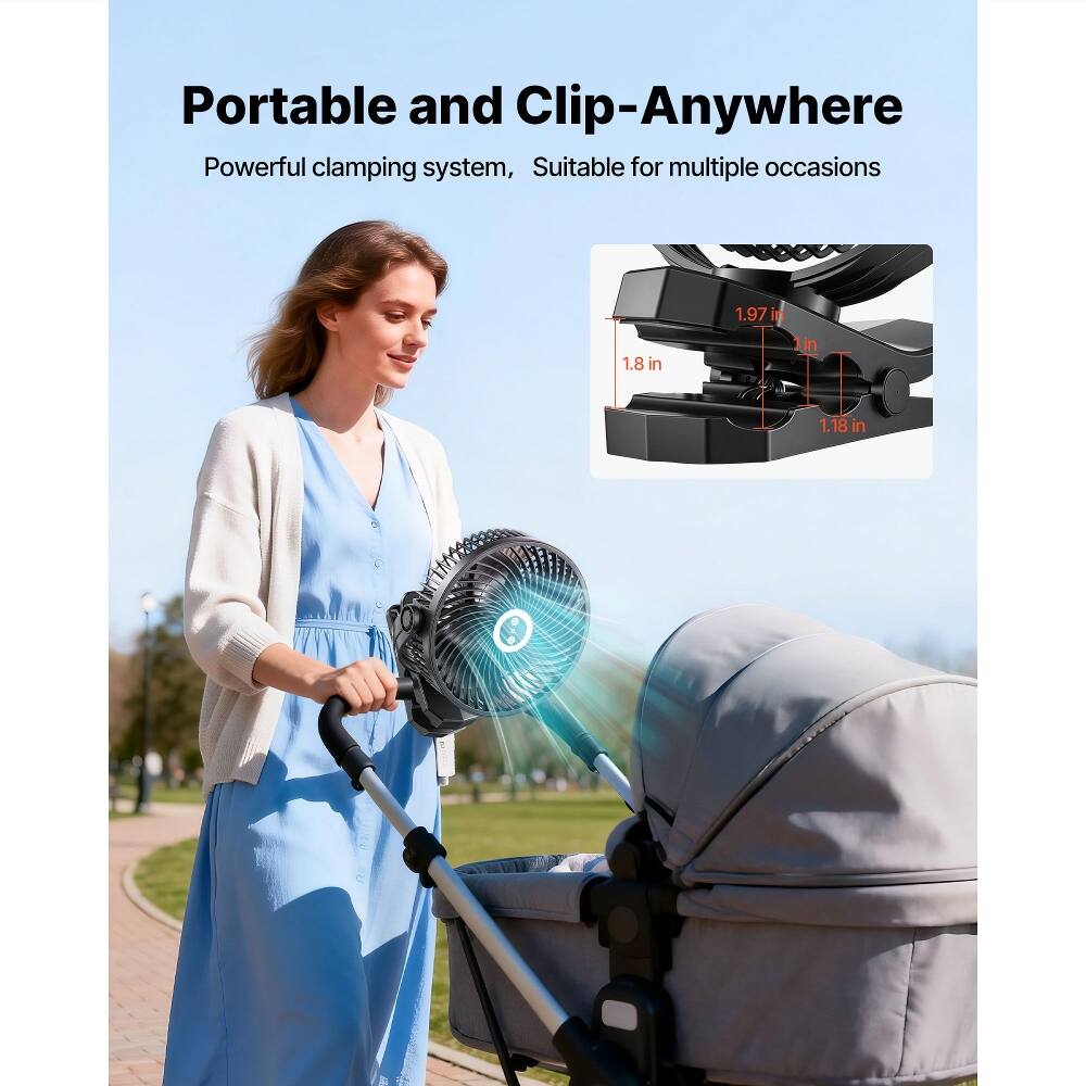 Portable and Clip-Anywhere  
Powerful clamping system, Suitable for multiple occasions  
1.8 in  
1.97 in  
1.18 in