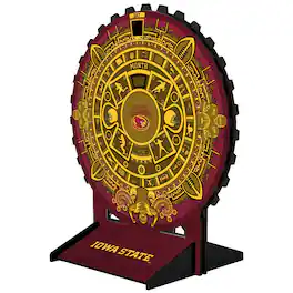 Fan Creations - Iowa State Cyclones Aztec Circle Desk Calendar - Multicolor
