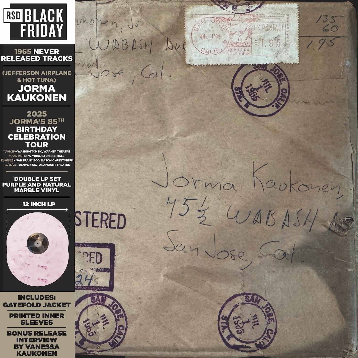 Jorma Kaukonen - Wabash Avenue: 1965 never released tracks   - VINYL LP price history on PriceWatchPro