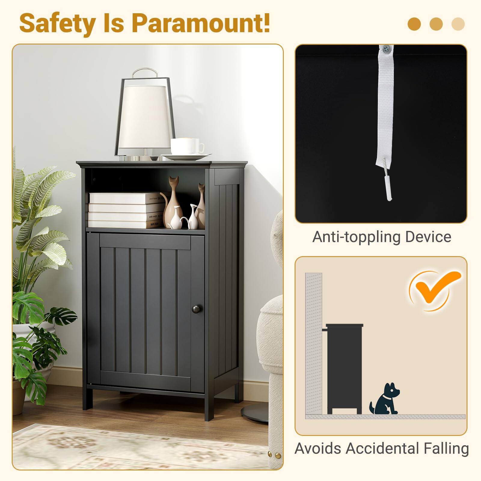 Safety Is Paramount! - Anti-toppling Device Avoids Accidental Falling