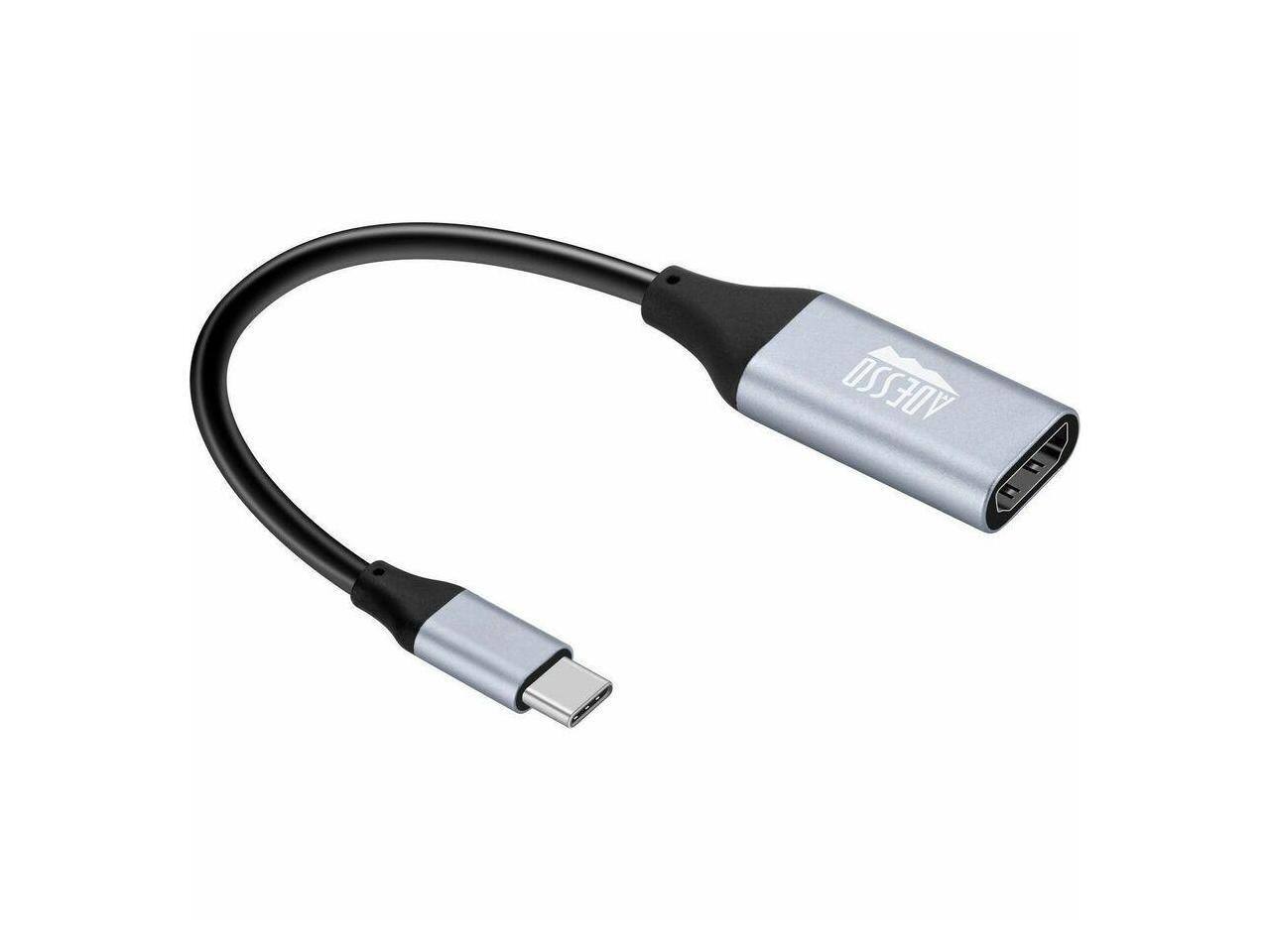 Alt View 1. Adesso - Adesso USB C To HDMI Adapter @4K/60Hz AUH5010 - Black.