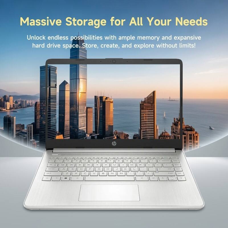 Massive Storage for All Your Needs  
Unlock endless possibilities with ample memory and expansive hard drive space. Store, create, and explore without limits!