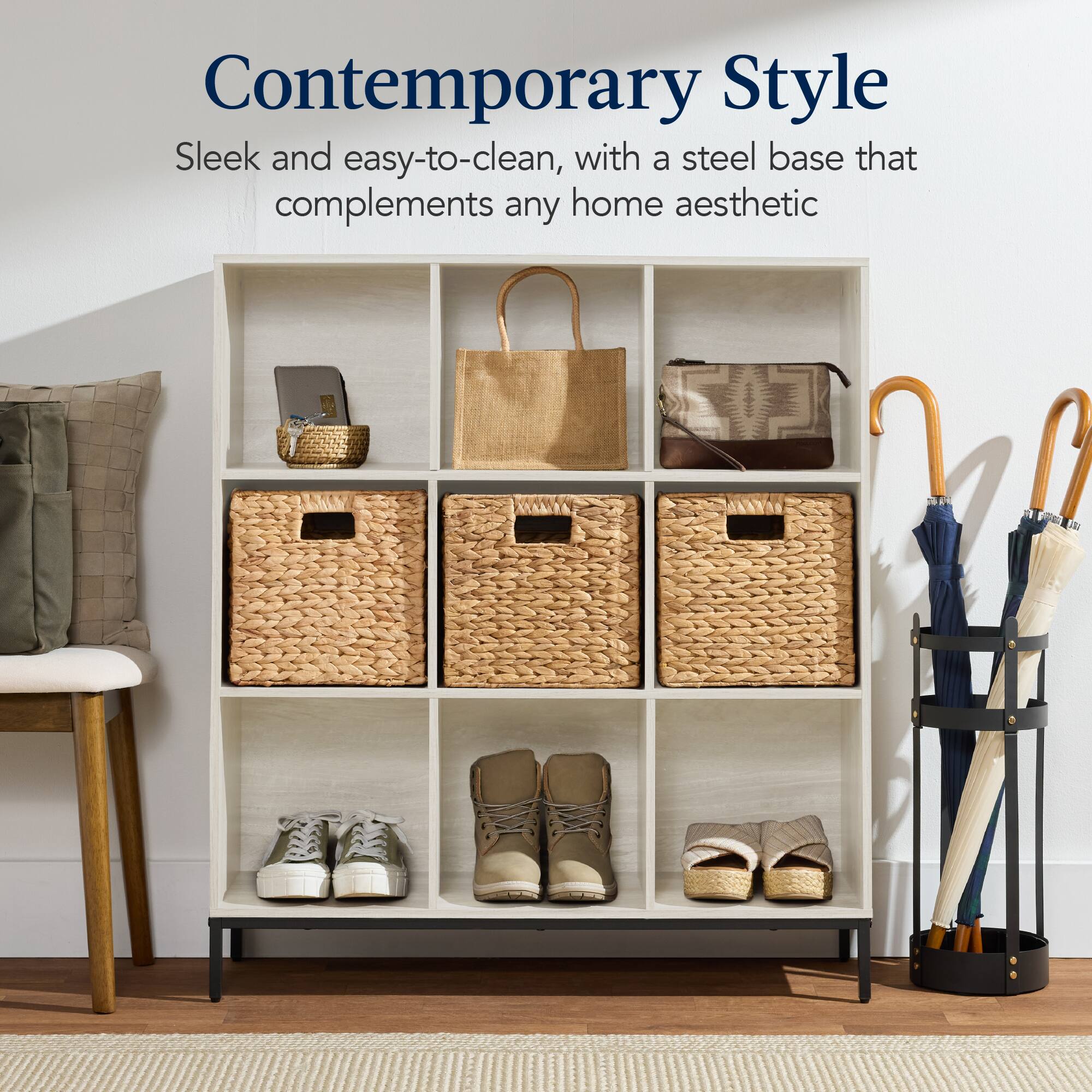 Contemporary Style

Sleek and easy-to-clean, with a steel base that complements any home aesthetic.