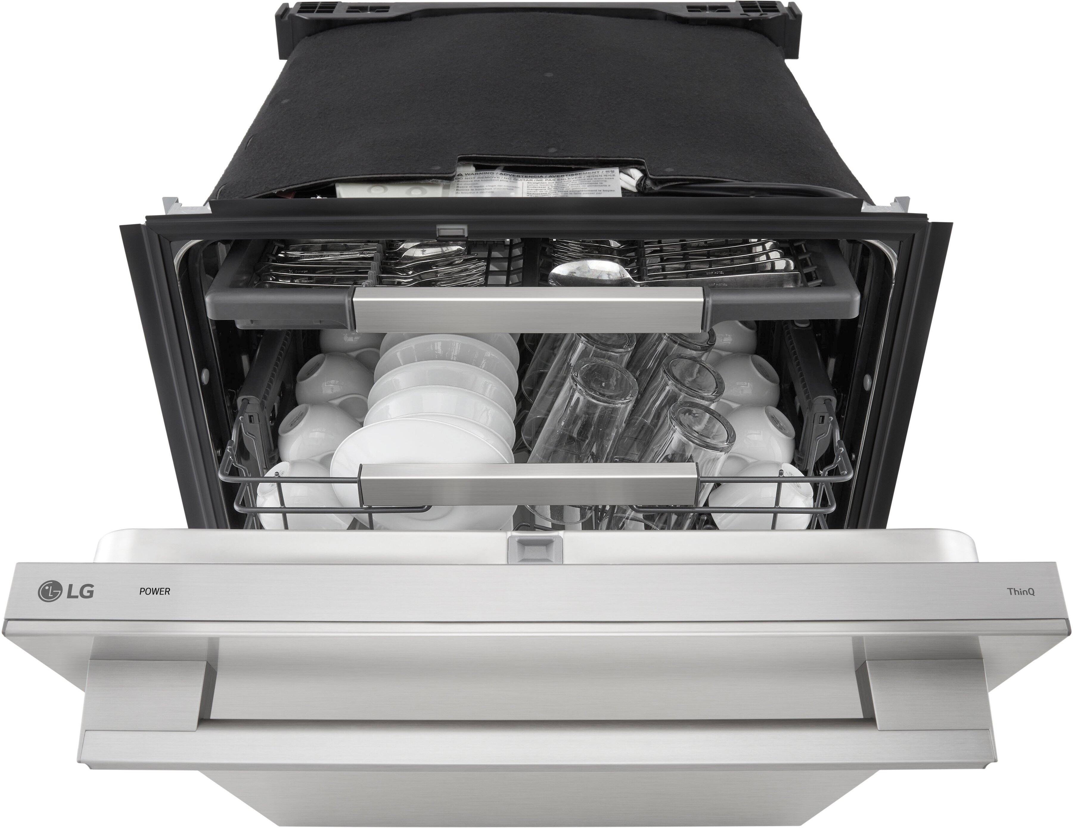 The text on the image is: "LG POWER ThinQ".