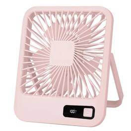 Kitcheniva - Mini Desktop Cooling Fan Quiet Portable Air Cooler for Home and Office - Pink
