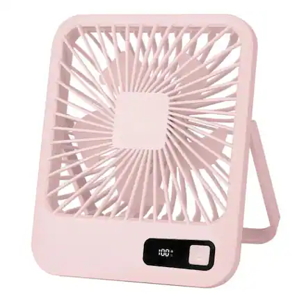 Front. Kitcheniva - Mini Desktop Cooling Fan Quiet Portable Air Cooler for Home and Office Pink - Pink.
