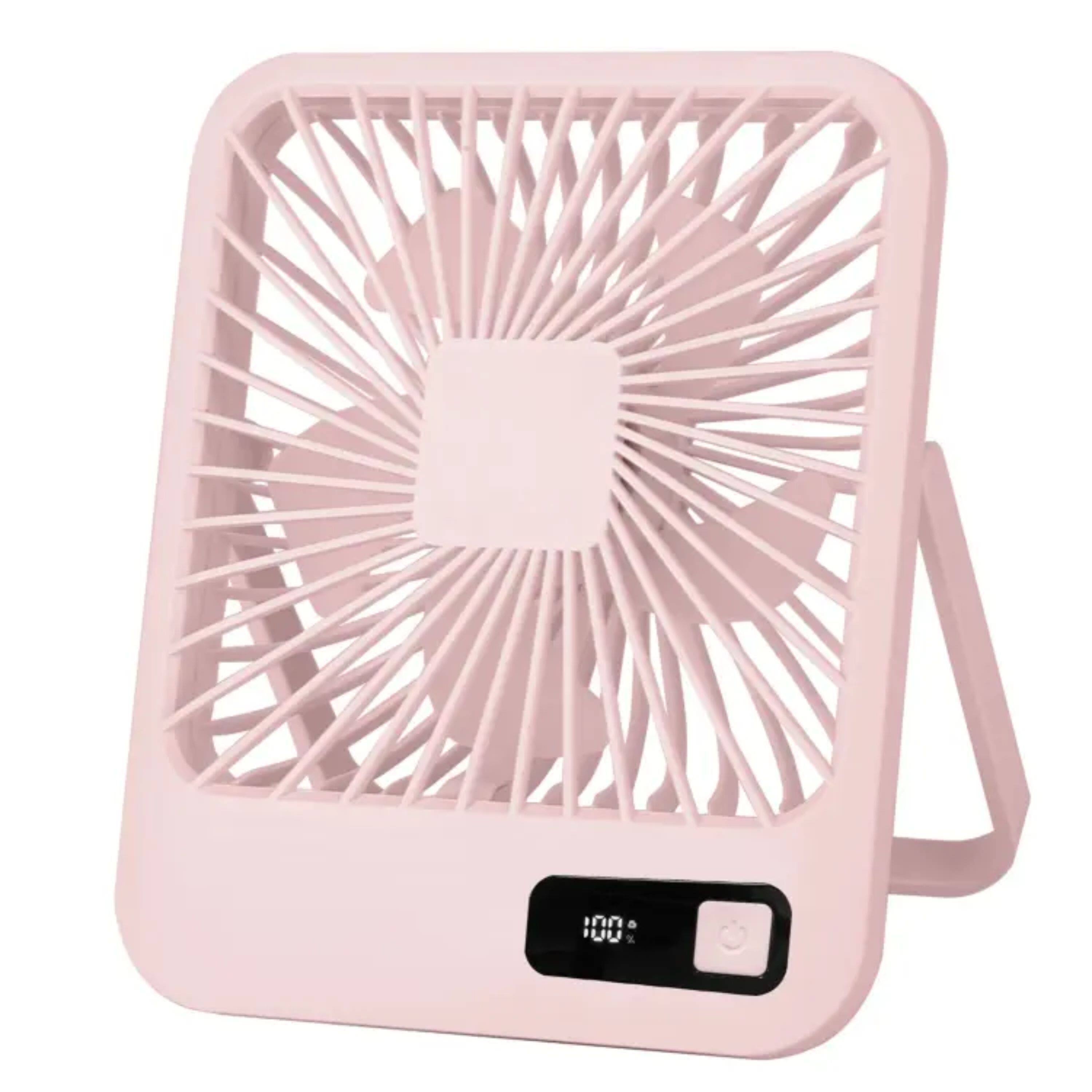 Front. Kitcheniva - Mini Desktop Cooling Fan Quiet Portable Air Cooler for Home and Office Pink - Pink.
