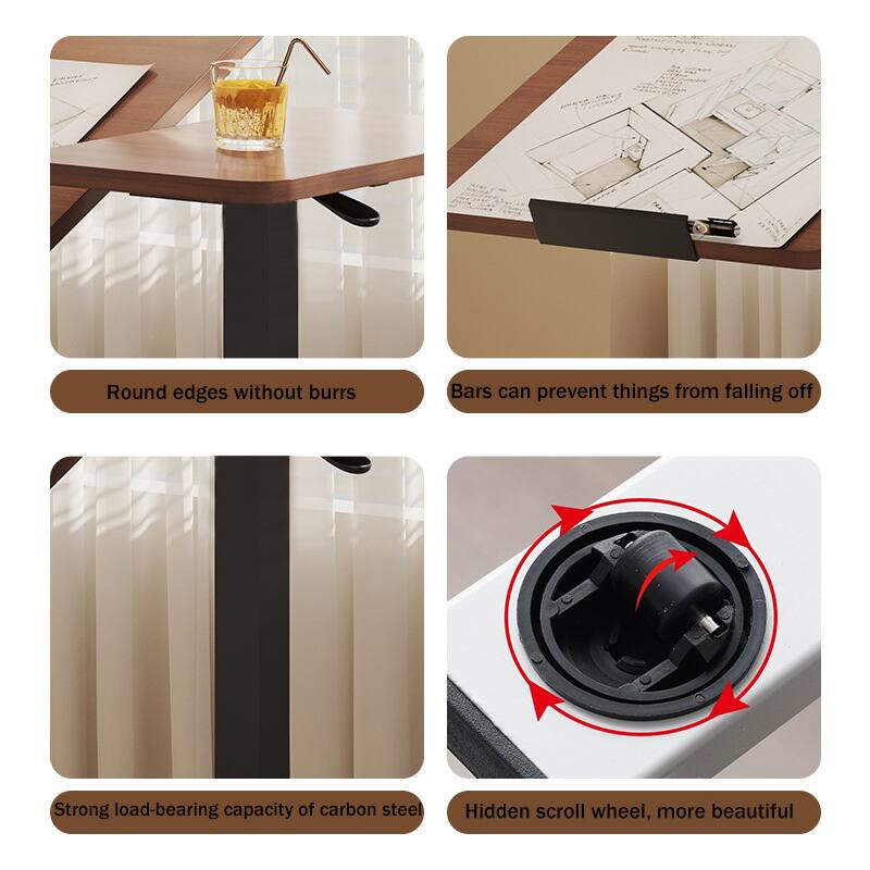 - Round edges without burrs
- Bars can prevent things from falling off
- Strong load-bearing capacity of carbon steel
- Hidden scroll wheel, more beautiful