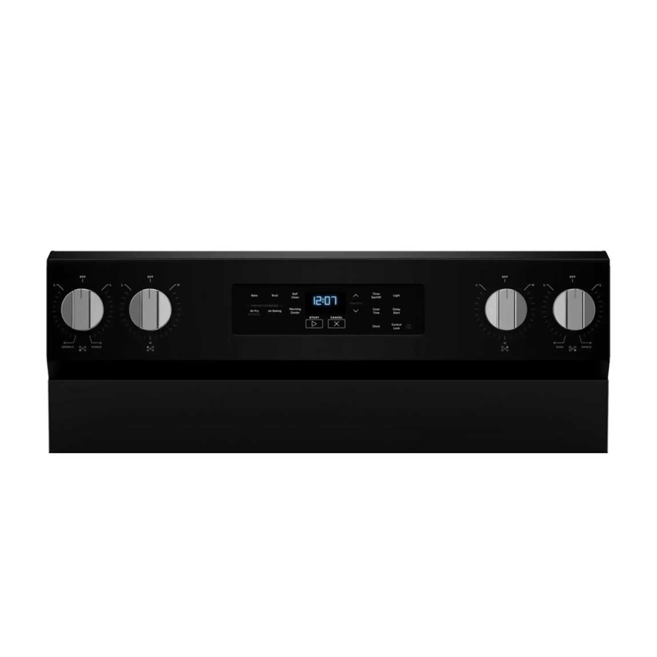 Alt View 2. Maytag - 30-Inch Wide Electric Range With No Preheat Air Fry and Air Baking - 5.3 cu. ft. - Black.