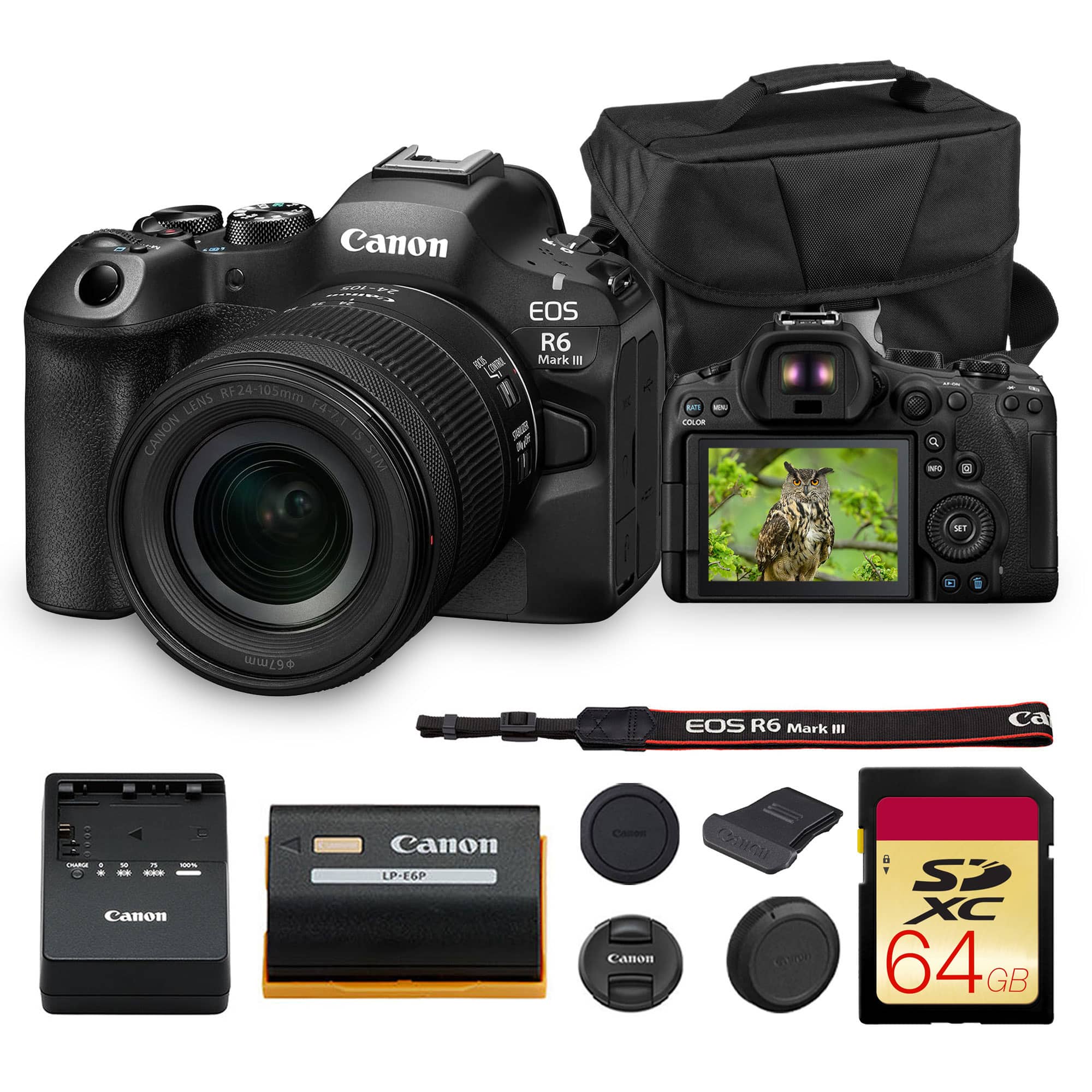 Canon - EOS R6 Mark III Mirrorless Camera RF 24-105mm STM Lens Bundle price history on PriceWatchPro