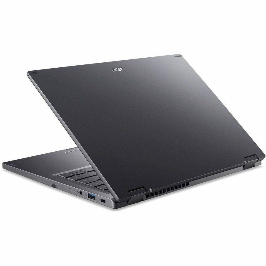 Back. Acer - Aspire Spin 14 ASP14-51MTN-733W 14" Touchscreen Intel Core Ultra 7 150U 16GB RAM 1TB SSD W11H - Gray.