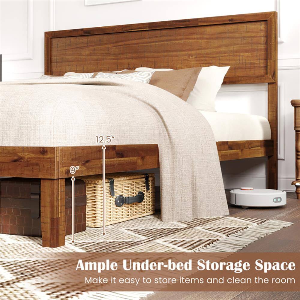 12.5" 9" Ample Under-bed Storage Space  
Make it easy to store items and clean the room