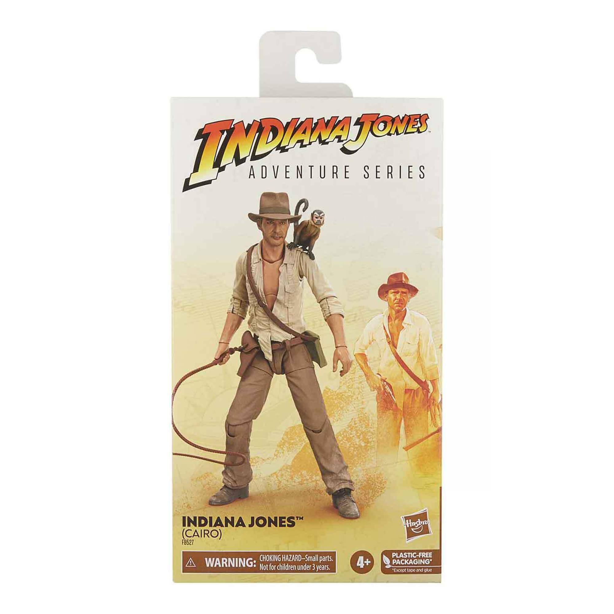 INDIANA JONES ADVENTURE SERIES  
INDIANA JONES (CAIRO)  
FRSET  
Hngbra  
CHOKING HAZARD - Small parts.  
WARNING: Not for children under 4+  
PLASTIC-FREE PACKAGING  
Tana Lng she
